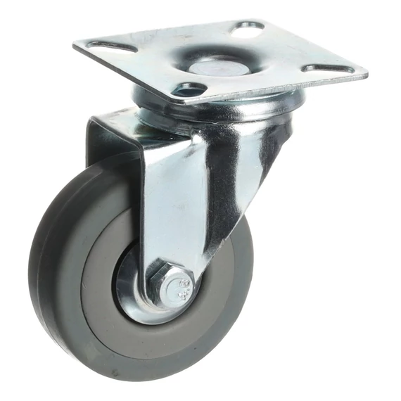 Riex GC52 görgő D50, talp 50x50 mm, puha, szürke
